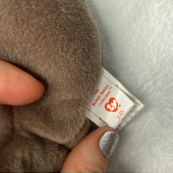 TY Beanie Babies Jolly the Walrus Original vintage Beanie Baby ALL CAPS error - Picture 6 of 9